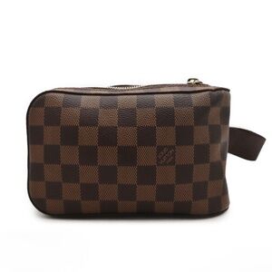 Louis Vuitton Leather Crossbody Bags Damier Ebene Geronimos Crossbody